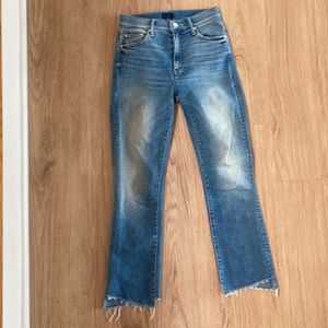 Mother Insider Crop Two Step Fray